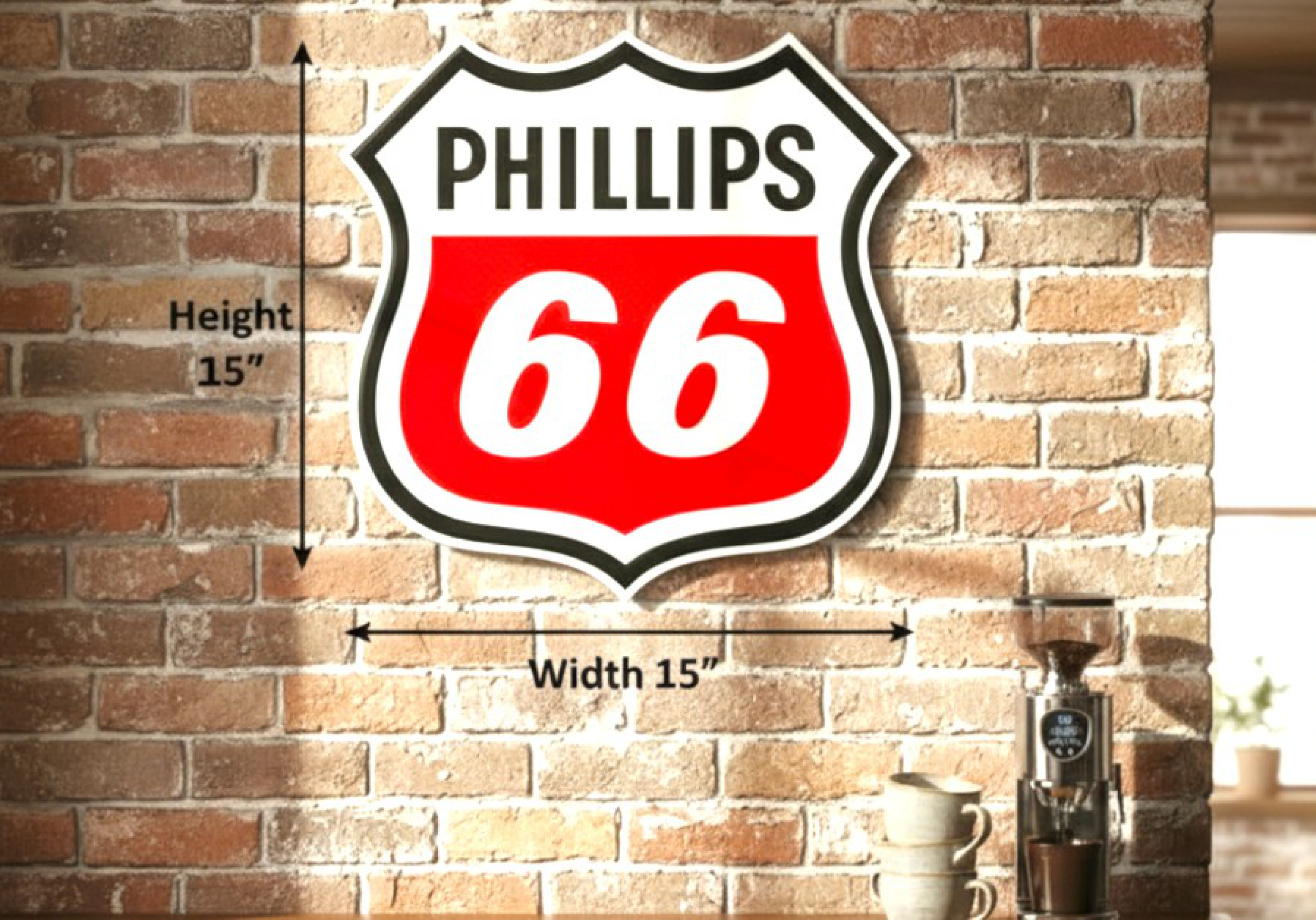 Phillips66 Metal Sign - Image 2