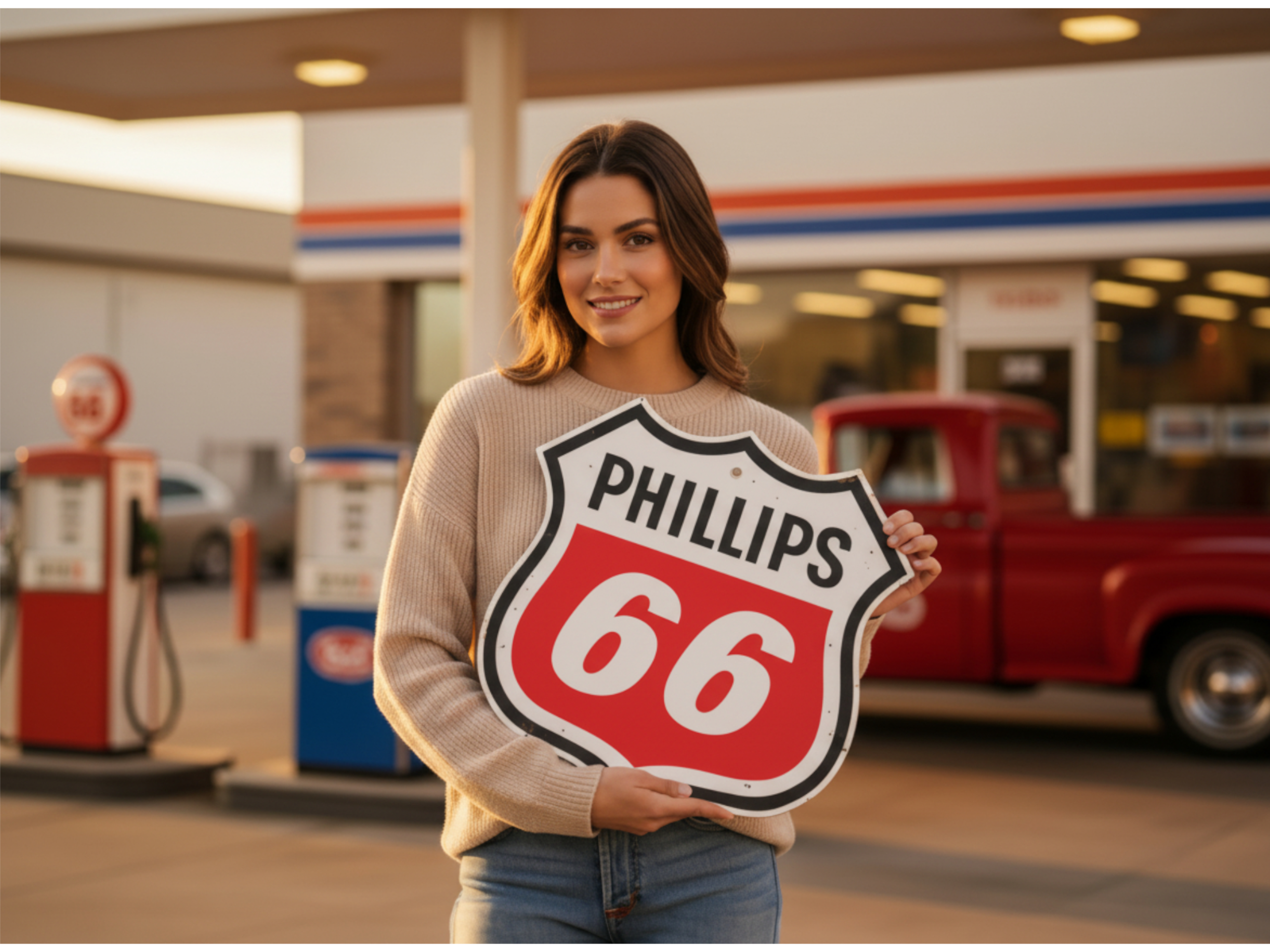 Phillips66 Metal Sign - Image 3