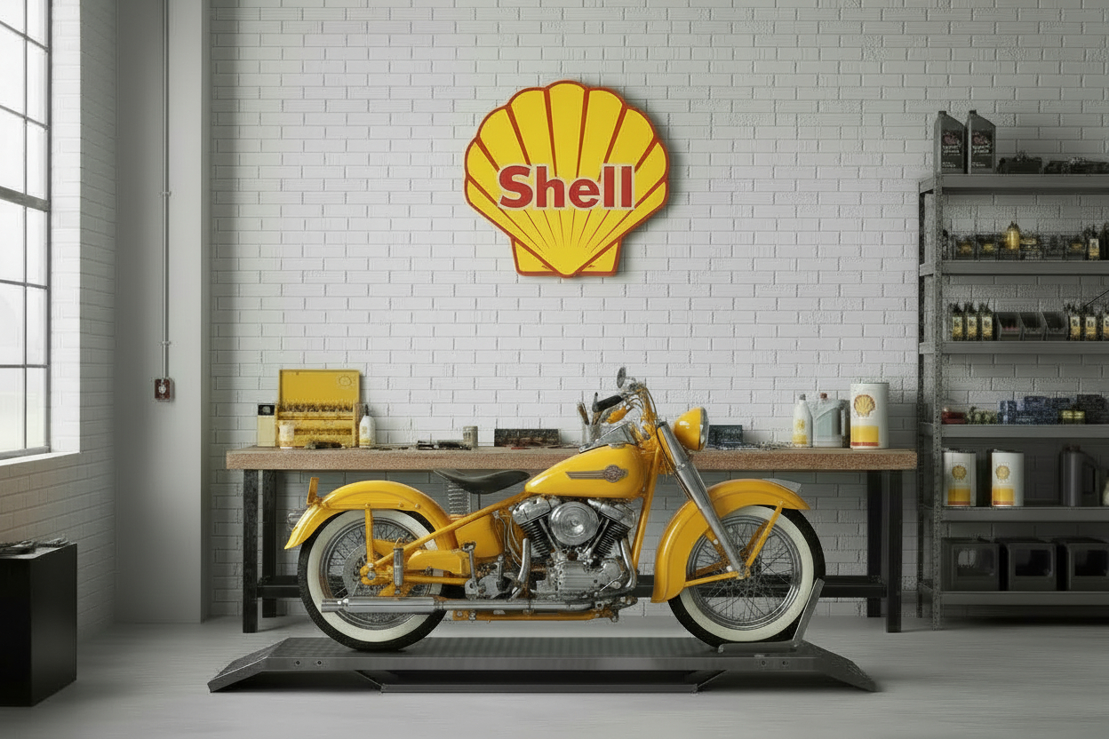 Shell Oil Metal Sign - Image 4
