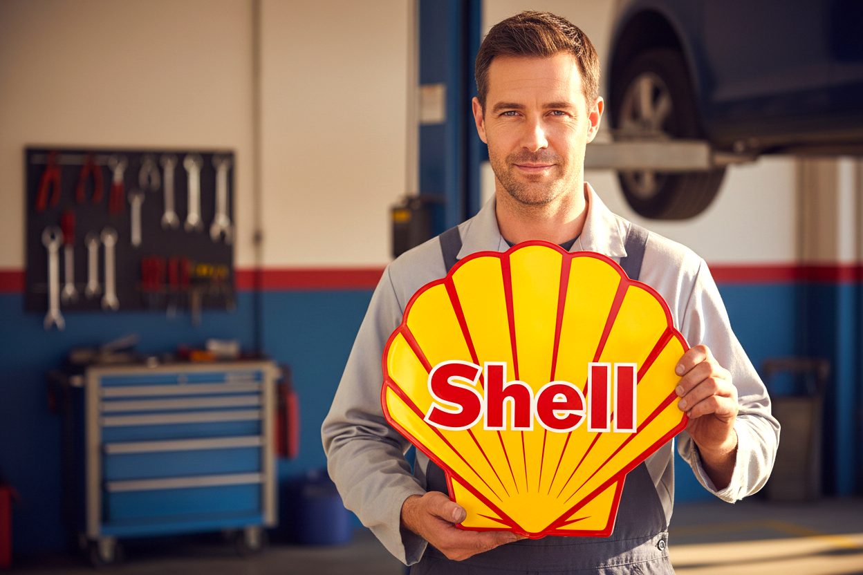 Shell Oil Metal Sign - Image 3