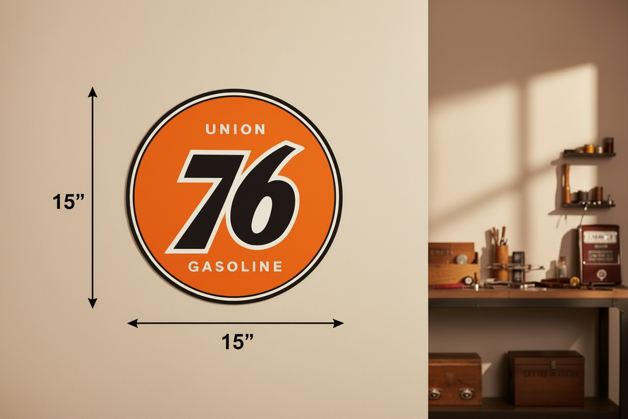 Union 76 Metal Sign - Image 2