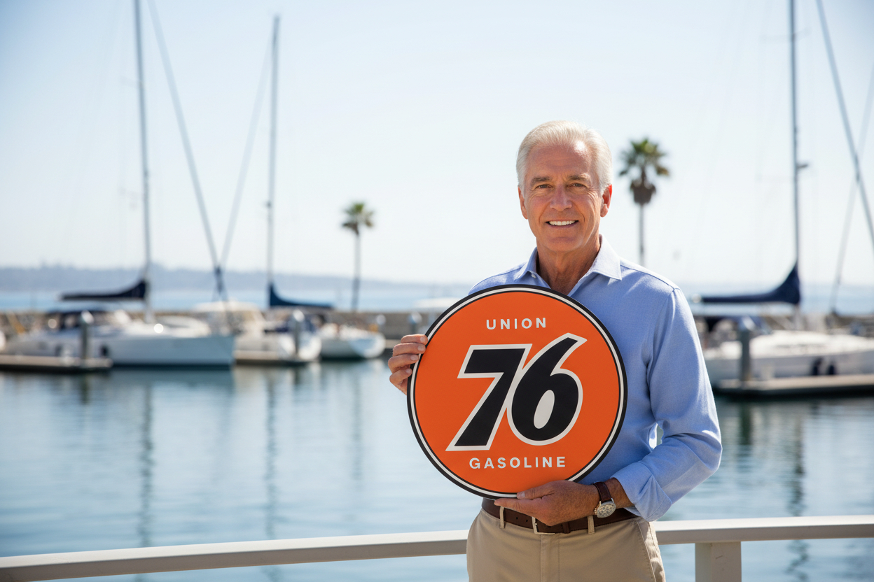 Union 76 Metal Sign - Image 3