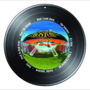 Boston- Don't Look Back - 15" Steel Record