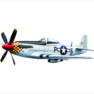 P51 Mustang Metal Decorative Sign