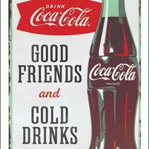 Coca Cola Steel Retro Reproduction 20" Sign