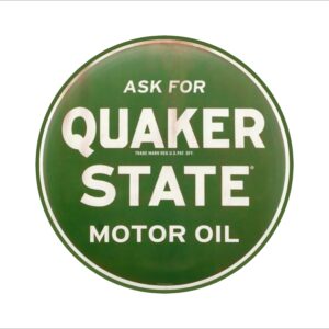 Quaker State Oil Metal Sign