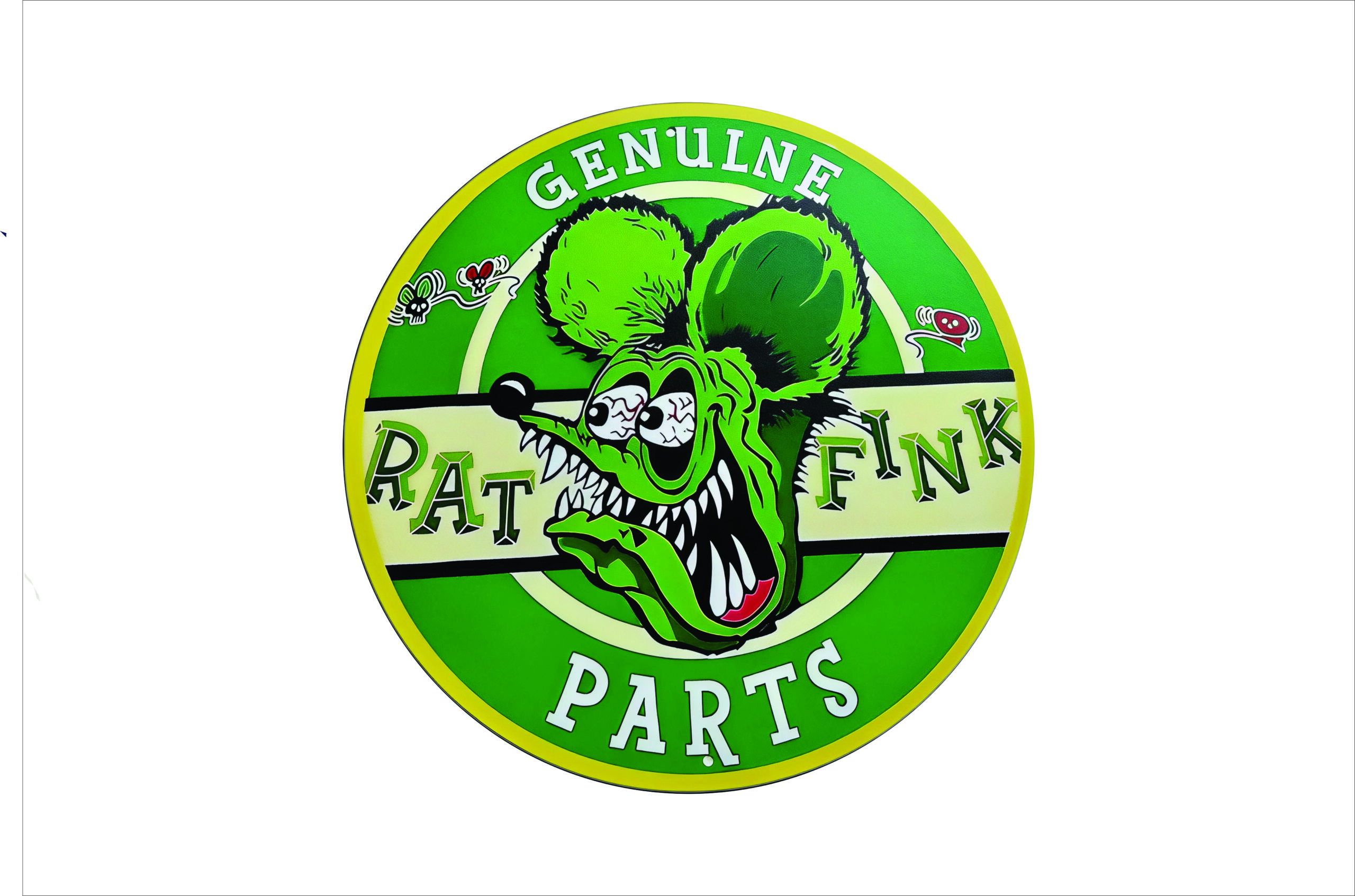 Rat Fink Auto Parts Metal Sign